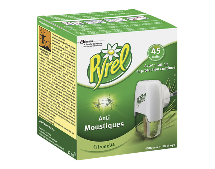 Pyrel® Diffuseur Liquide 45 Nuits Citronnelle