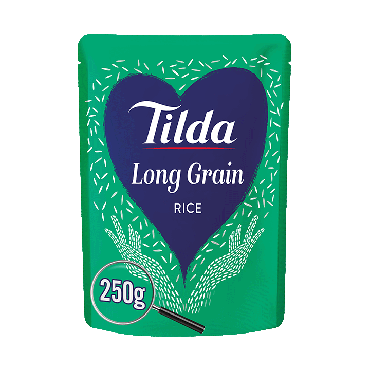 Tilda Microwave Long Grain Rice 250g