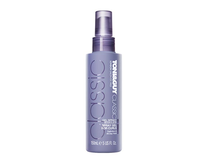 Gel spray boucle
