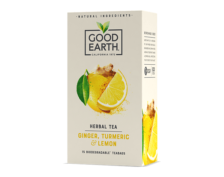 Ginger Turmeric & Lemon Herbal Tea 