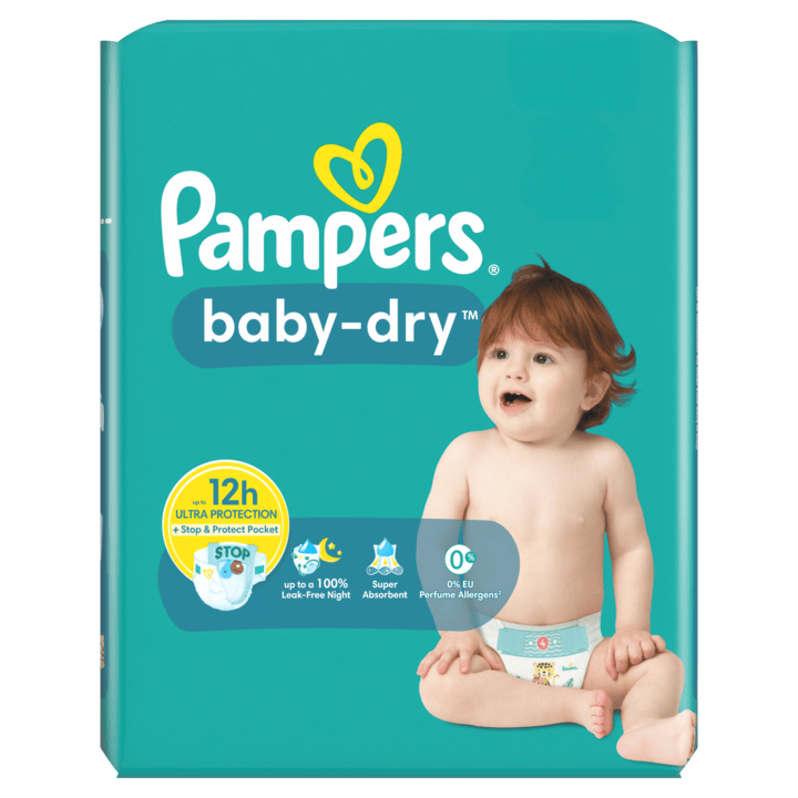 PAMPERS BABY DRY T1 À T6