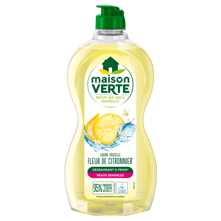 Liquide Vaisselle Maison Verte Fleur de Citronnier*