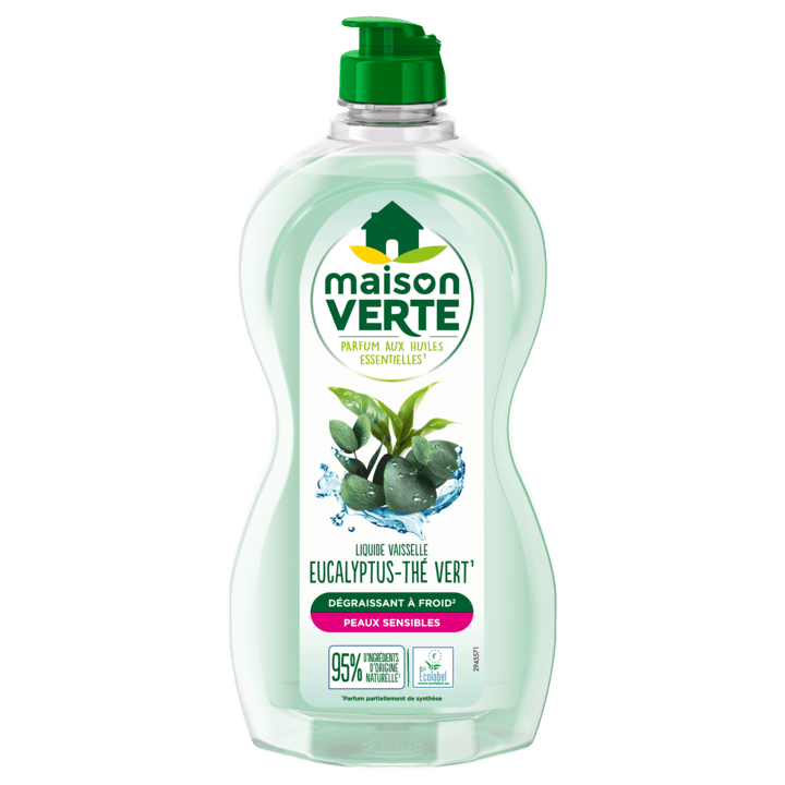 Liquide Vaisselle Maison Verte Eucalyptus-Thé Vert*