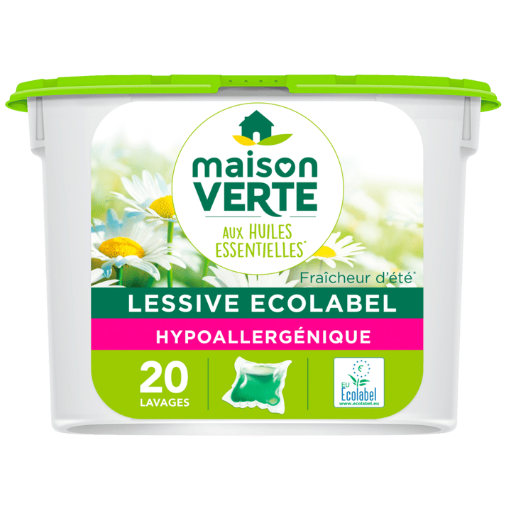 Maison Verte Caps Lessive Fraîcheur d'été*