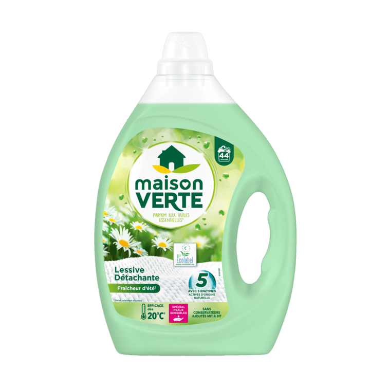 Maison Verte Bouteille Lessive Fraîcheur d'été* 