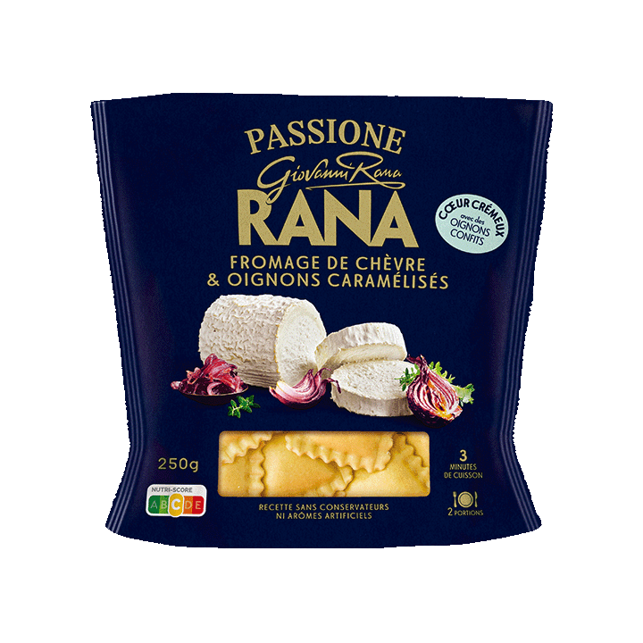 Ravioli Fromage De Chèvre & Oignons Caramélisés