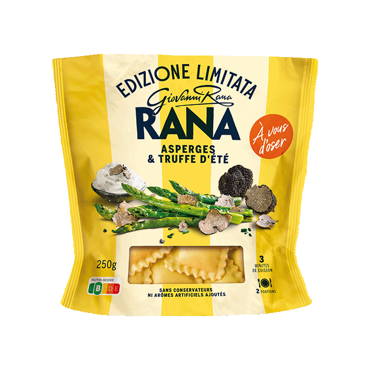 Ravioli Asperges et Truffe d'été
