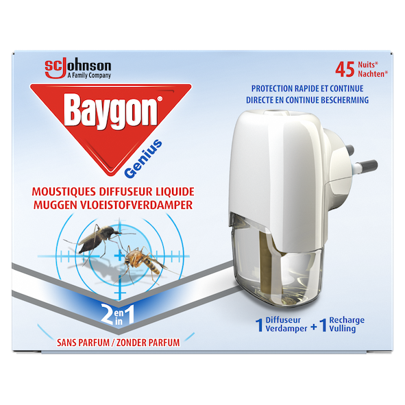 Baygon Moustiques Diffuseur Liquide - 45 Nuits