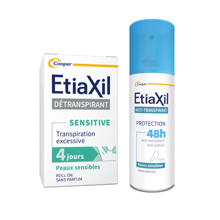 Etiaxil Anti-transpirant Protection 48h Pieds Spray sans gaz 100ml