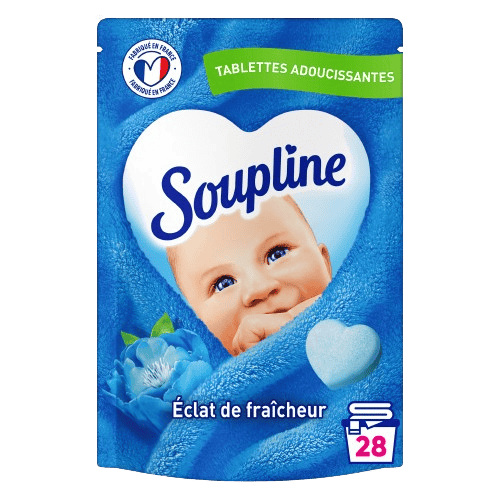Soupline Tablettes Éclat de Fraîcheur 28 pcs