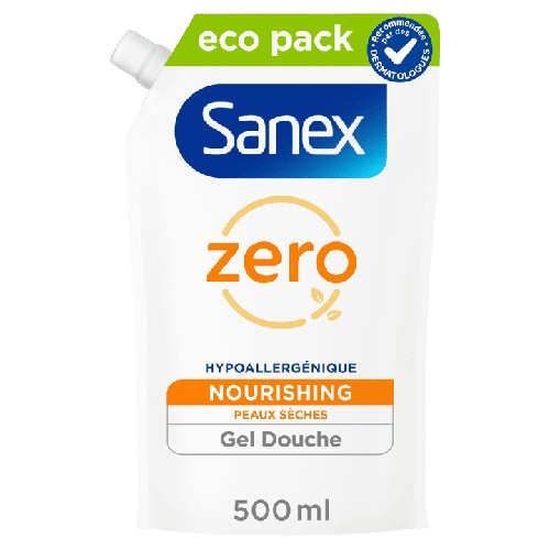Sanex Zero% Recharge Peaux Sèches 500ML