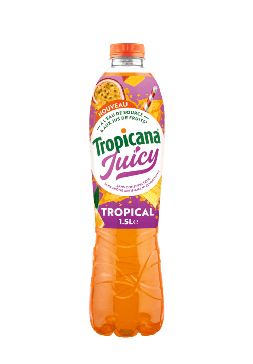 Tropicana Juicy Tropical bouteille 1,5L