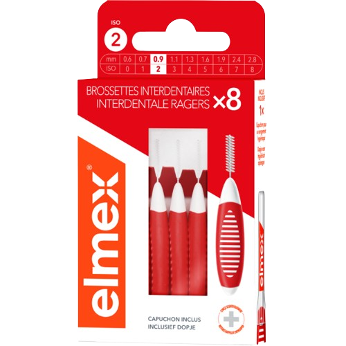  elmex® brossettes interdentaires ISO 2 0.9mm