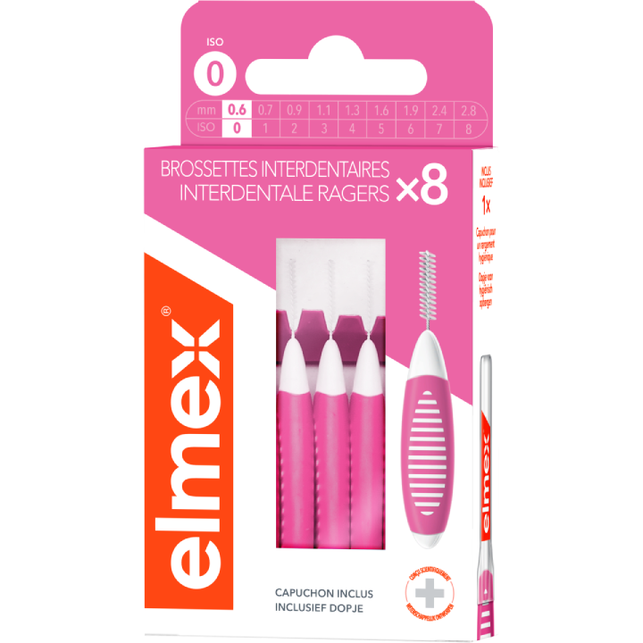  elmex® interdentale borsteltjes ISO 0 0.6mm