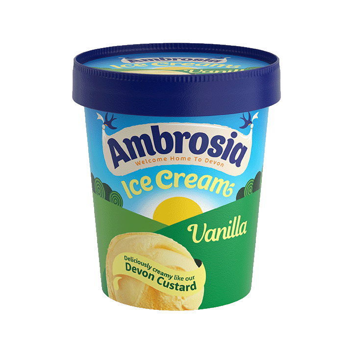 Ambrosia Vanilla Ice Cream 475ml