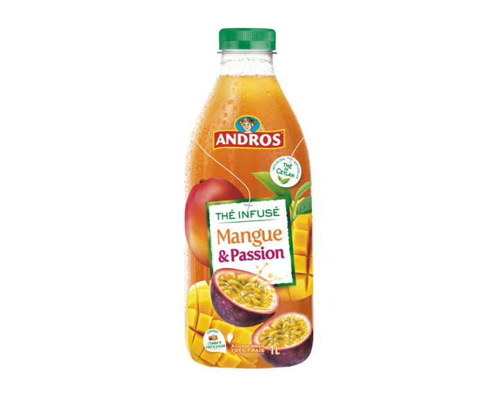 Boisson au thé infusé Mangue et Passion