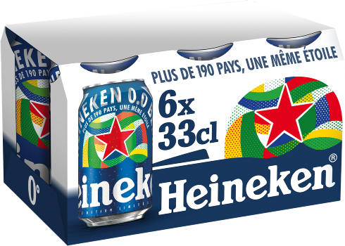 Heineken 0.0 Boîte 6x33cl