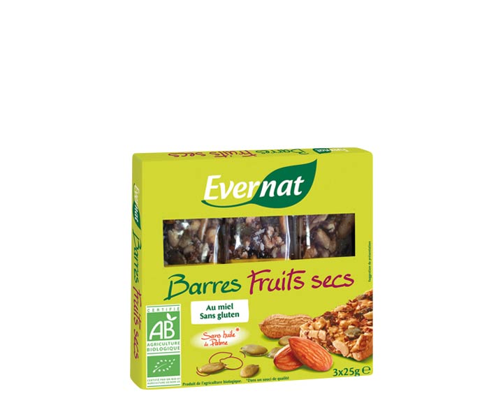 Barres de Fruits Secs
