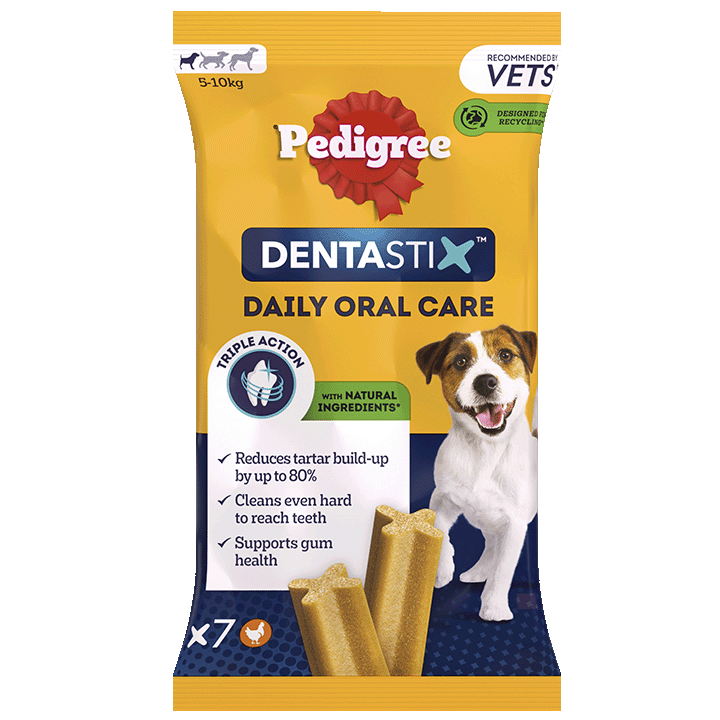 Daily Oral Care Small Dog Treats - 7 DENTASTIX™ chews