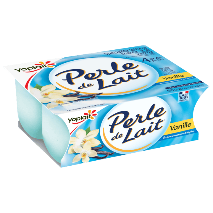 Perle de Lait Vanille x4