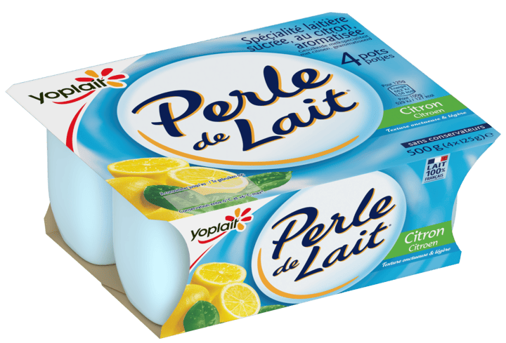 Perle de Lait Citron x4
