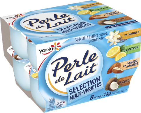 Perle de Lait Panaché x8