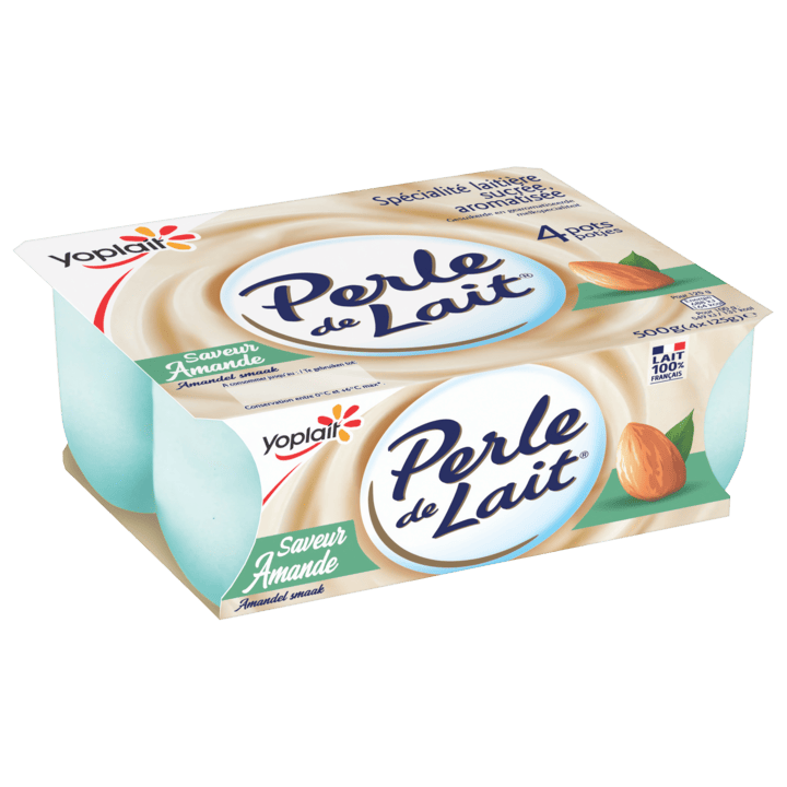 Perle de Lait Saveur Amande x4