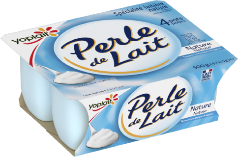 Perle de Lait Nature x4