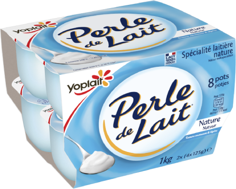 Perle de Lait Nature x8