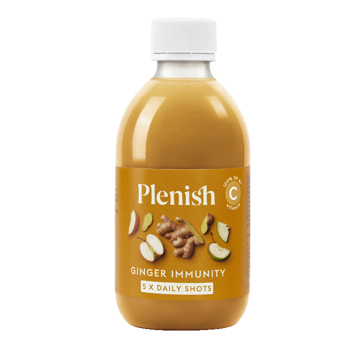300ml Plenish Ginger Immunity 5 X Daily Shots