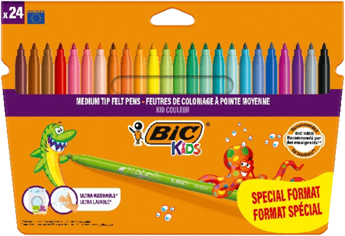 Etui 24 BIC® Kids Kid Couleur SPECIAL FORMAT