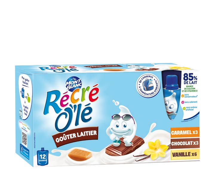 Vanille, Chocolat, Caramel