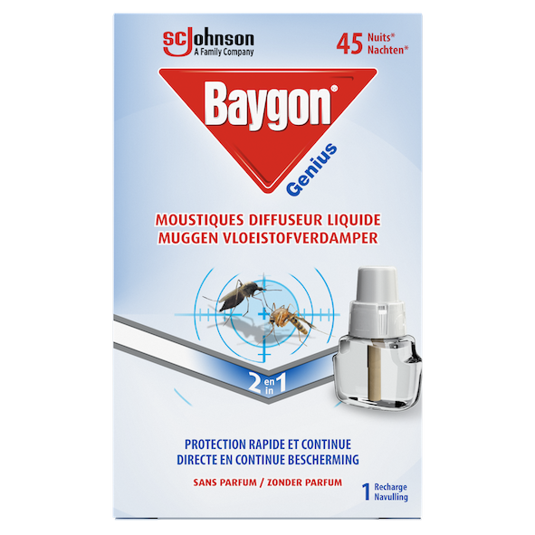 Baygon Moustiques Diffuseur Liquide Recharge - 45 Nuits