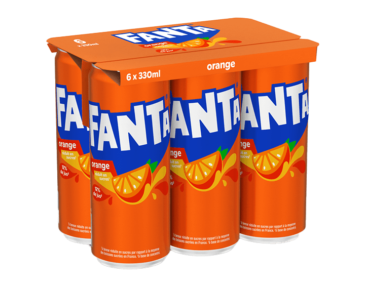Fanta Orange 6x33CL Sleek