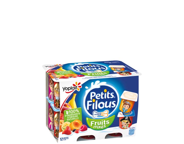 Pots fruits mixés x12