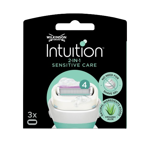  Intuition 2-in-1 Sensitive Women’s Razor Blades x3