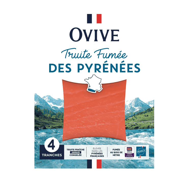 Truite fumée des Pyrénées 4 tranches