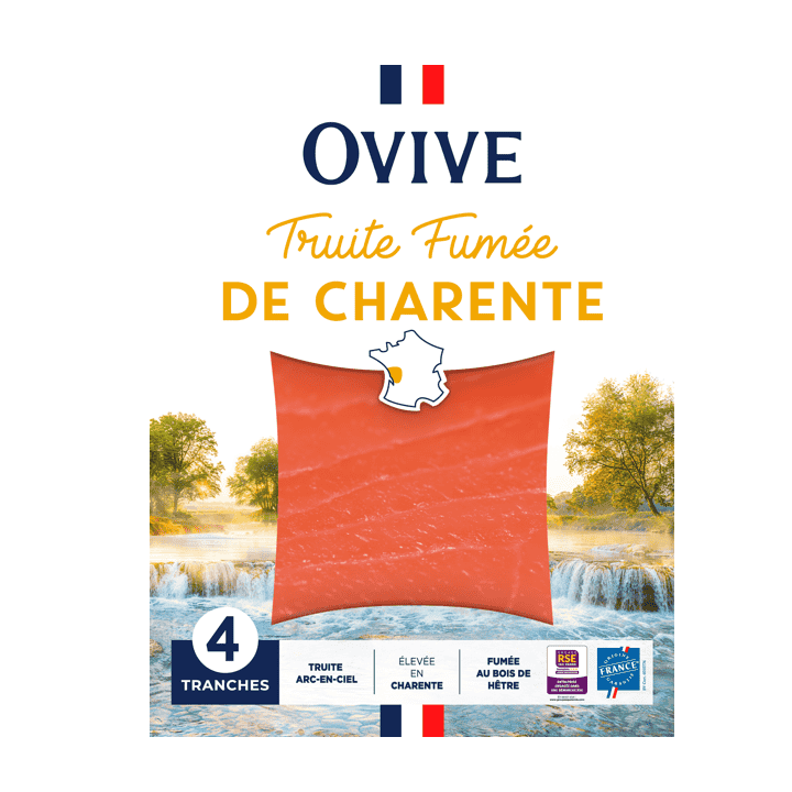 Truite fumée de Charentes 4 tranches