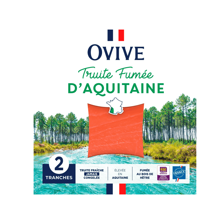 Truite Fumée Aquitaine 2 tranches