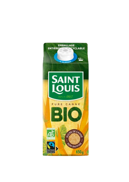 Pack sucre de canne "Bio" 650g