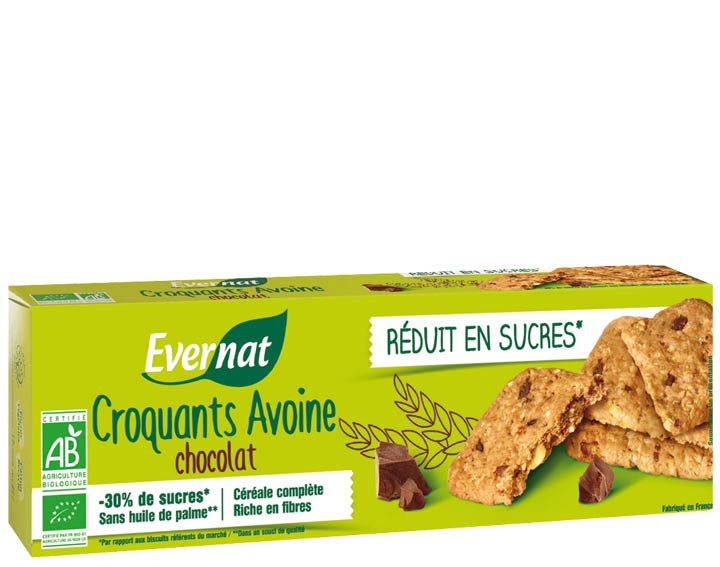 Croquants Avoine Chocolat