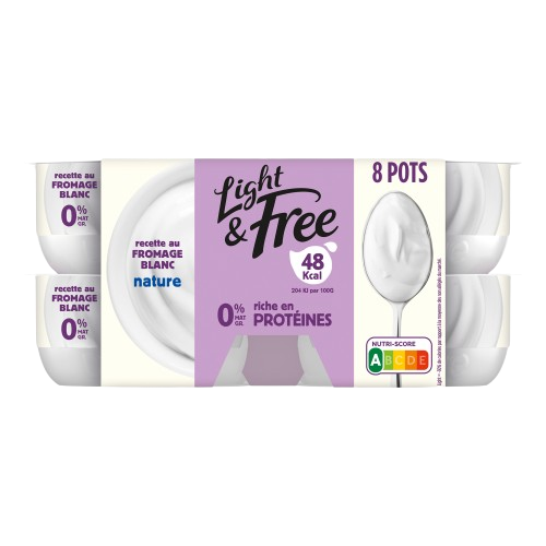 Recette au Fromage Blanc Nature x8