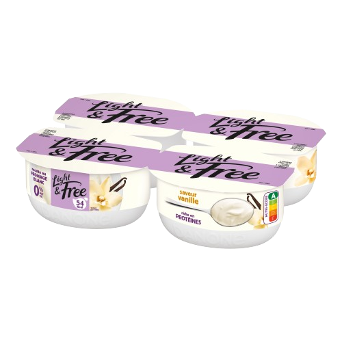 Recette au Fromage Blanc Vanille x4