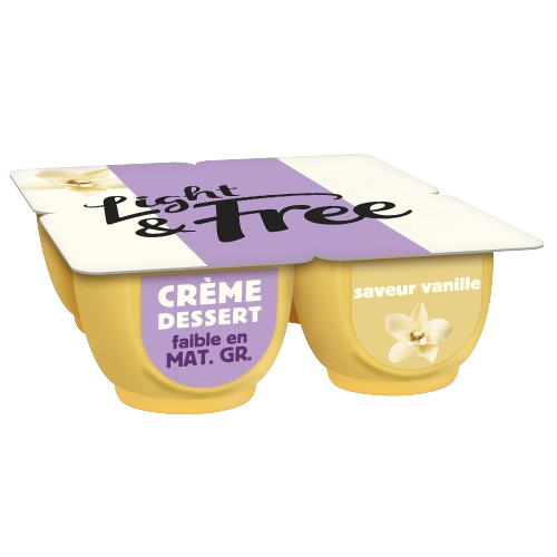 Crème Dessert Saveur Vanille x4