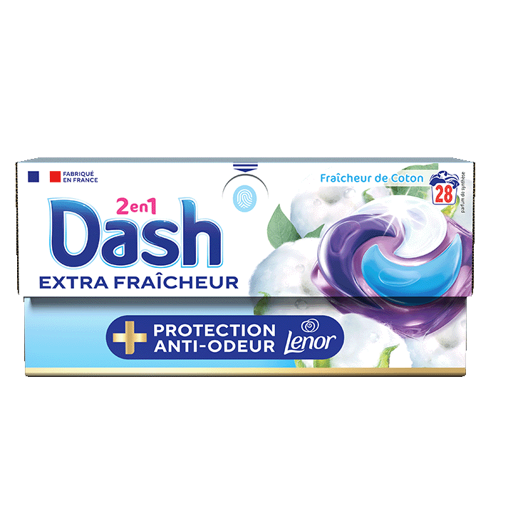 Dash Extra Fraîcheur - Fraîcheur de Coton