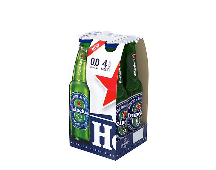 Heineken 0.0 Alcohol Free Lager 4x330ml
