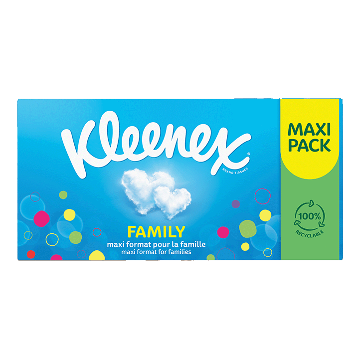 Kleenex® Boîte Family x128