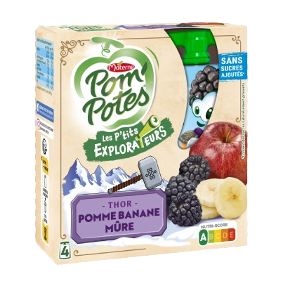 Thor : Pomme Banane Mûre 4*90g