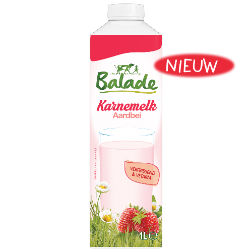 Balade Karnemelk - Aardbei  1L