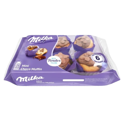 Mini Muffin Milka fourré x6